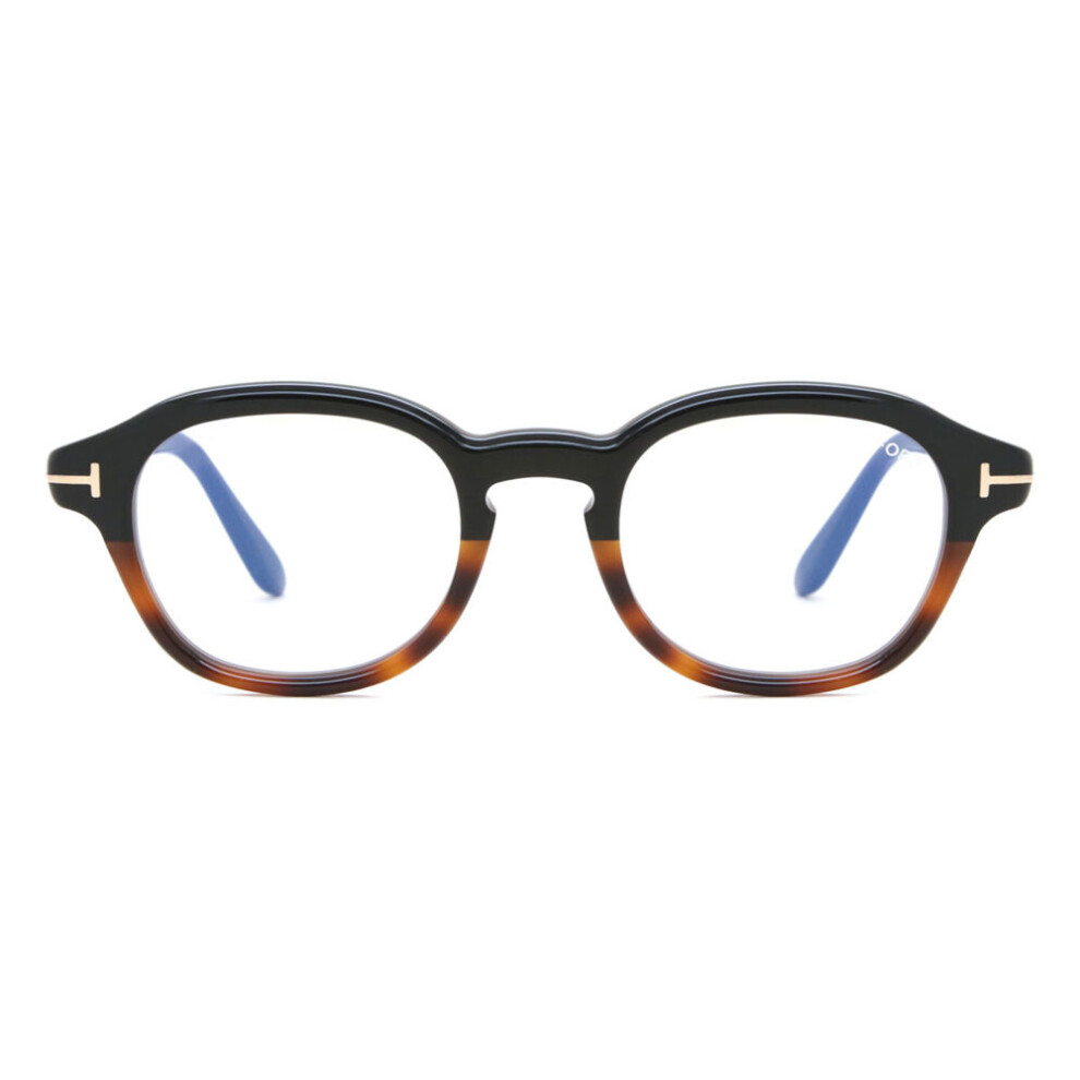 Tom Ford Ft5871-B 005 - Block Men New Eyeglasses Blue/Light