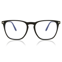 Tom Ford FT5937-B 001 Blue-Light Block Men New Eyeglasses
