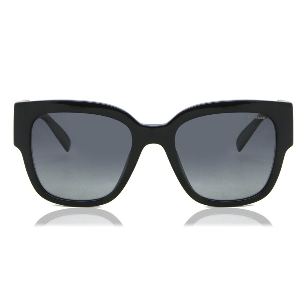 Versace Ve4437u Polarized Gb1/T3 Women New Sunglasses Black