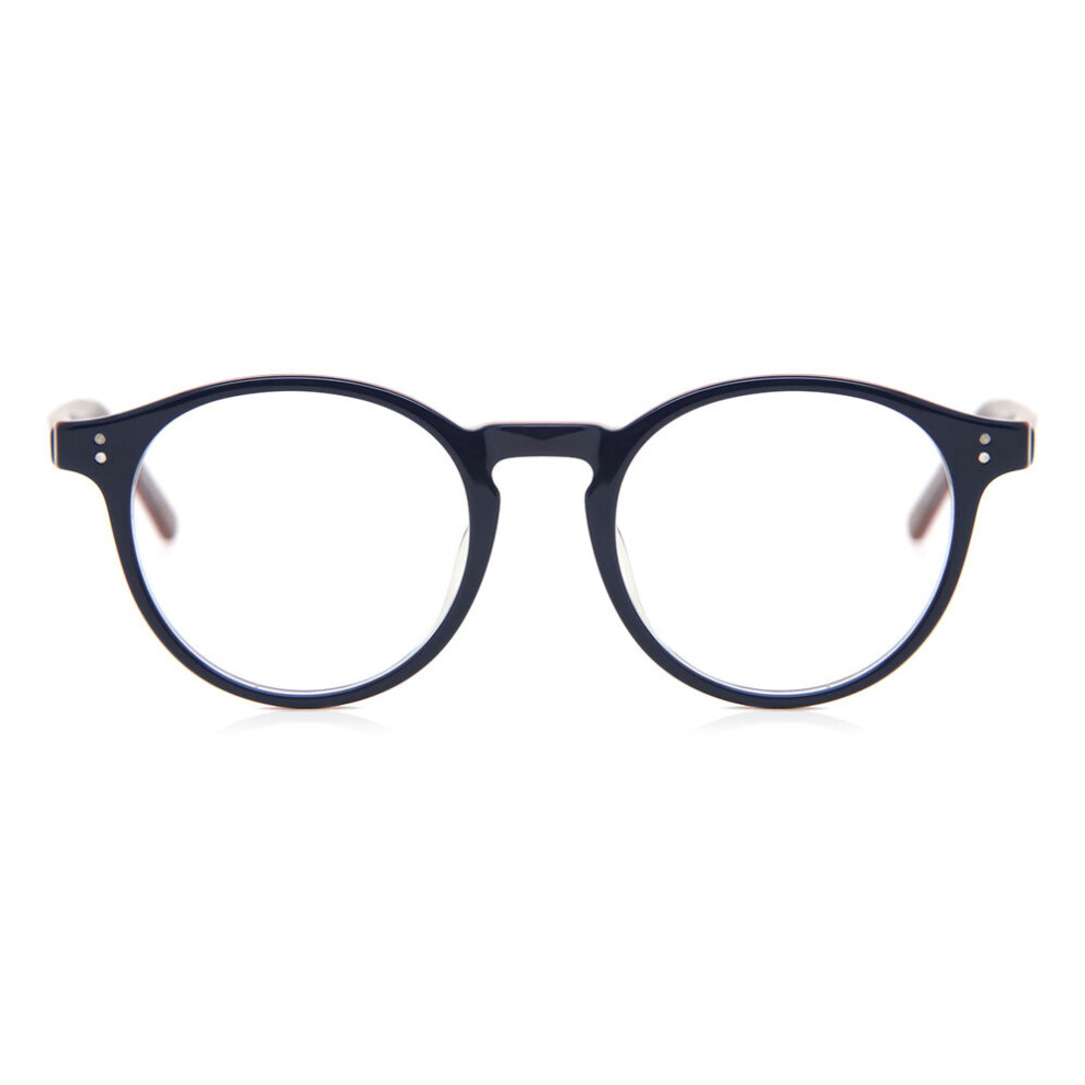 Smartbuy Collection Blue/Red Full Rim Oval Blink Am74f Unisex Eyeglasses