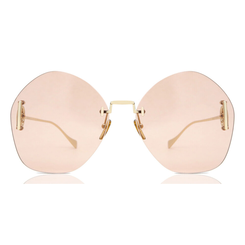 Gucci Gg1203s 004 Women New Sunglasses Gold