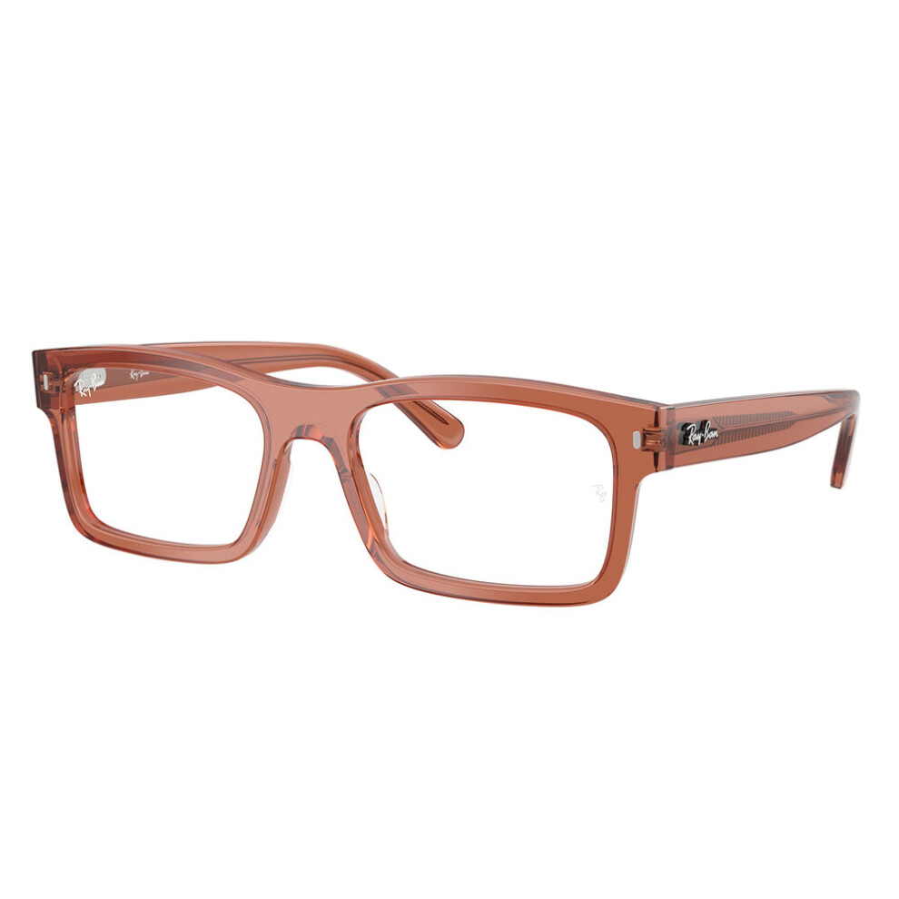 Ray-Ban Eyeglasses   Optics - Transparent Brown Frame Clear Lenses Polarized 54-19, RB5435 - Image 4
