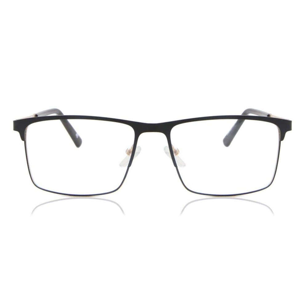 Smartbuy Collection Black Full Rim Square Spence 909F Men Eyeglasses