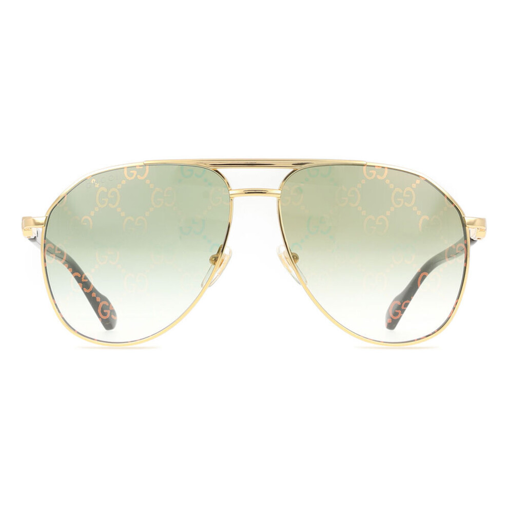 Gucci Gg1220s 004 Men New Sunglasses Gold