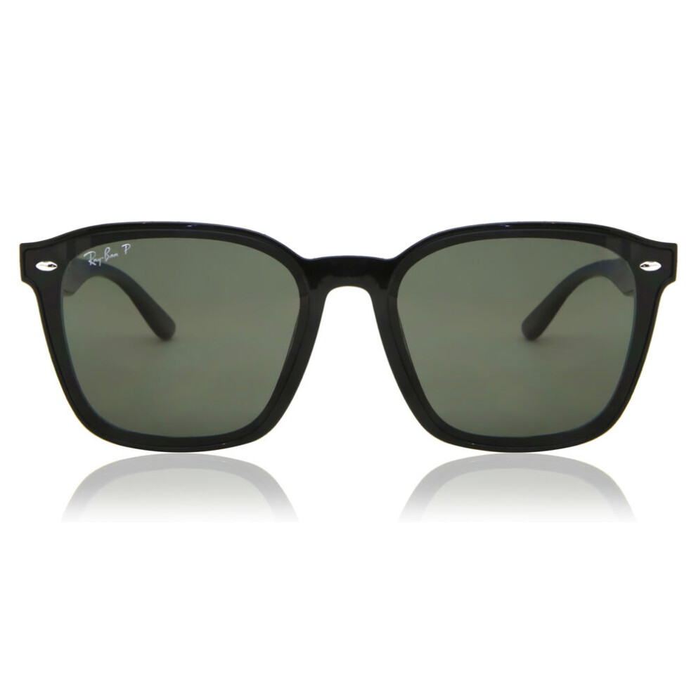 Ray-Ban RB4392D, Black Polarized Sunglasses Dark Green Polarized lenses, Mojo Glasses - Image 3