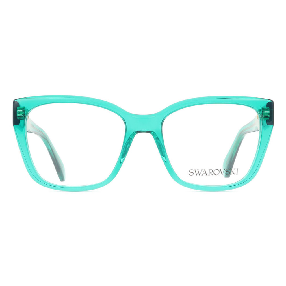 Swarovski Women's Green Woman Sk2008 1029 Optical Frames Acetate Geometric Normal - Image 3
