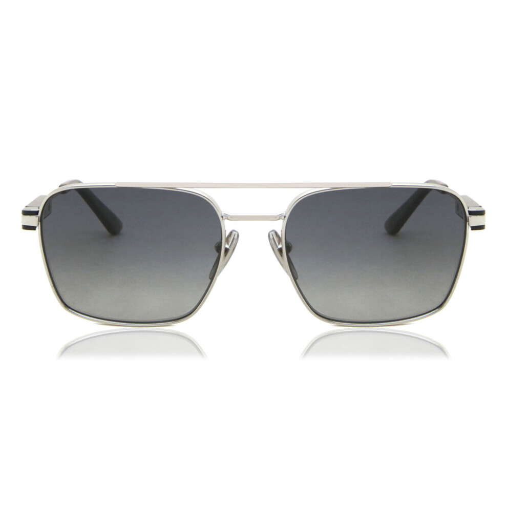 Prada Pr 67Zs Polarized 1Bc5w1 Unisex New Sunglasses Silver