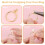 2 Pcs Loose Stone Holder Ring Gemstone-Prong Holder Wedding Ring Try- Tool Rings Blank Support 2 Sizes 7