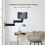 Foldable Projector Hanging Holder Wall Mount Stand with 1/4Inch Screw Size for Secure Ceiling and Wall Mounting Rack 5