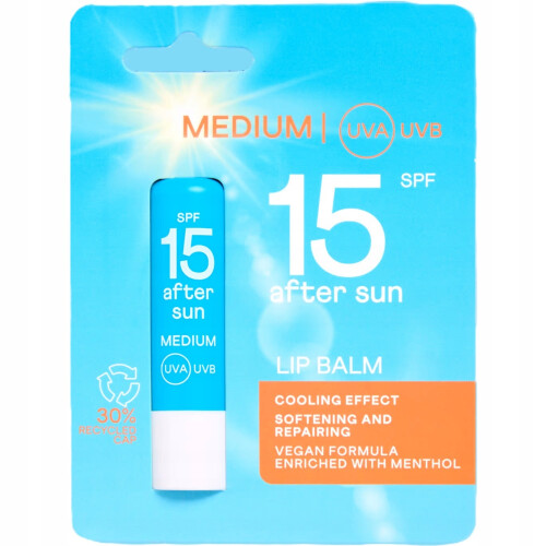 LYPSYL läppbalsam efter solning med SPF 15, 4,6 g