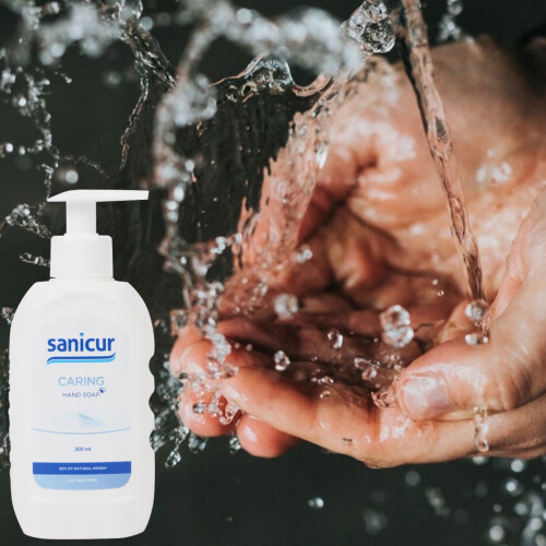 Sanicur Caring Handseife Mit Pumpe 300 Ml 1