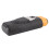 Black Leather Cedar Wood 2-Cigar 2-Tube Case 1