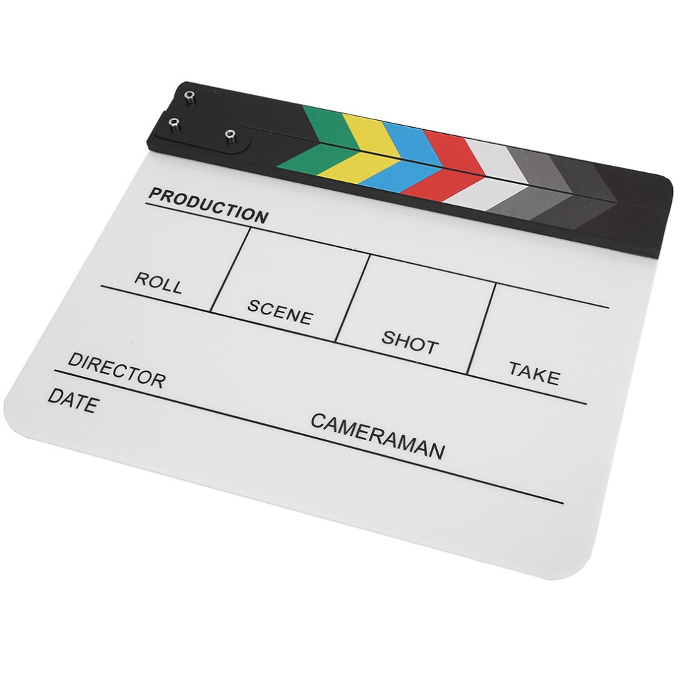 Colourful Acrylic Scene Clapperboard 7790334709047