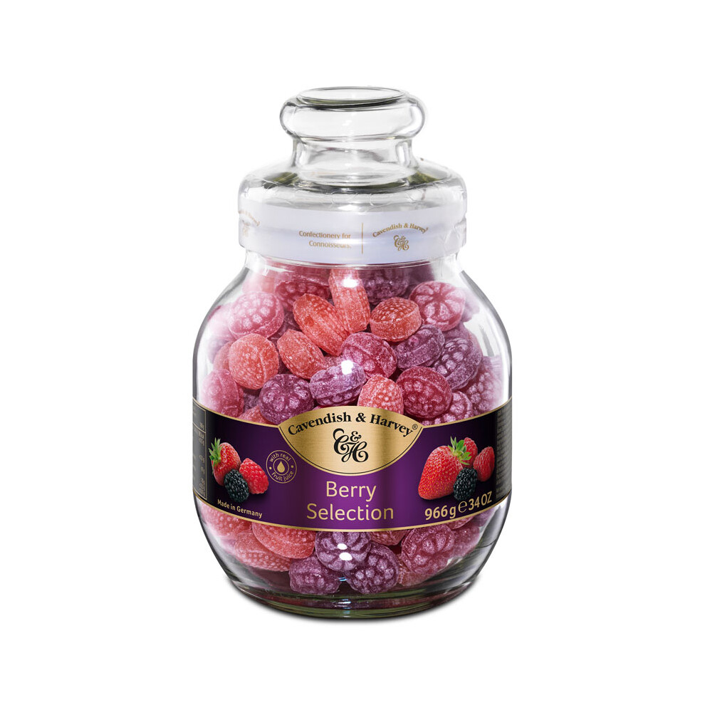 Cavendish & Harvey Berry Selection Sweets Large Jar 966G