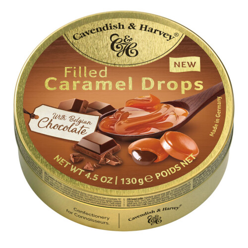 Cavendish &amp; Harvey Καραμέλες Caramel με Γέμιση Σοκολάτας 130g
