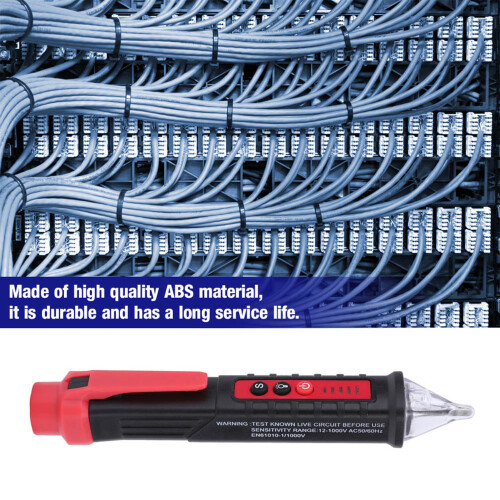 802 Voltage Detector Pencil 48-1000V Black 2