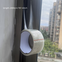 1 rollo de cinta para sellar ventanas a prueba de viento de 20m/787,4 pulgadas-cinta para calafatear-autoadhesiva, que