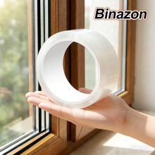 1pc of Transparent Weather Sealing Tape, Measuring 7.62 cm by 50.29 meter (50.29 meter), Designed to Block Drafts for