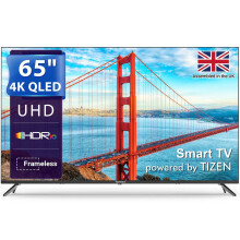 TeeView 65" QLED UHD Smart Tizen OS TV-TV65QQT(Dolby Audio,Gaming Hub)