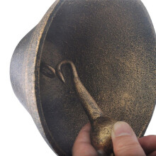 Dinner Bell for Outside or Inside Vintage Design Doorbell Garden Knocker Rustic Welcome Entrance Wall Bell Iron Doorbell