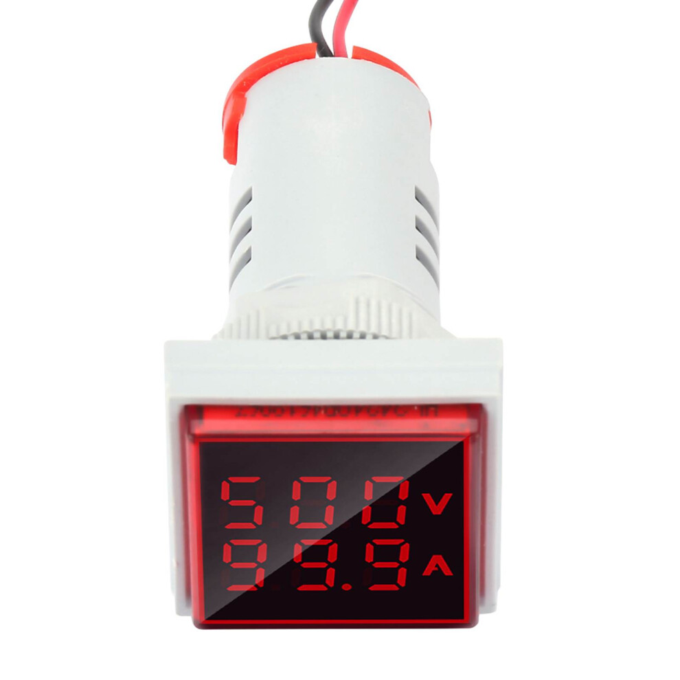 AC LED Display Voltmeter Ammeter 0-100A
