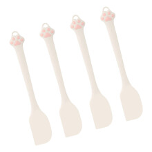 Set Of 4 Cats Paws Designs Kitchen Scrapers Practical Nonstick