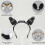 Electric Wolf Ear Headbands Foxes Ear-Somatosensory fold 7
