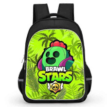 (Brawl Stars Black King - 014) Brawl Stars Backpack - Multifunctional Lightweight Shoulder Bag