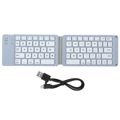 BT3.0 Folding Keyboard 120mAh 85x313mm White 1