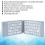 BT3.0 Folding Keyboard 120mAh 85x313mm White 10