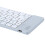 BT3.0 Folding Keyboard 120mAh 85x313mm White 11