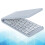 BT3.0 Folding Keyboard 120mAh 85x313mm White 14