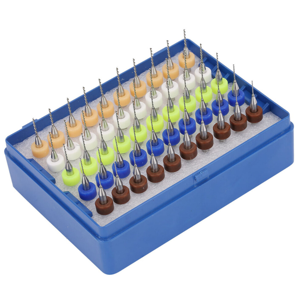 50Pcs Carbide Micro Drill Bits For Pcb And Circuit Board Carving 0.5-0.9Mm Size 7651393789770