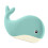 Whale Shape Memory Foam Pillow For Neck And Portability-Green 1