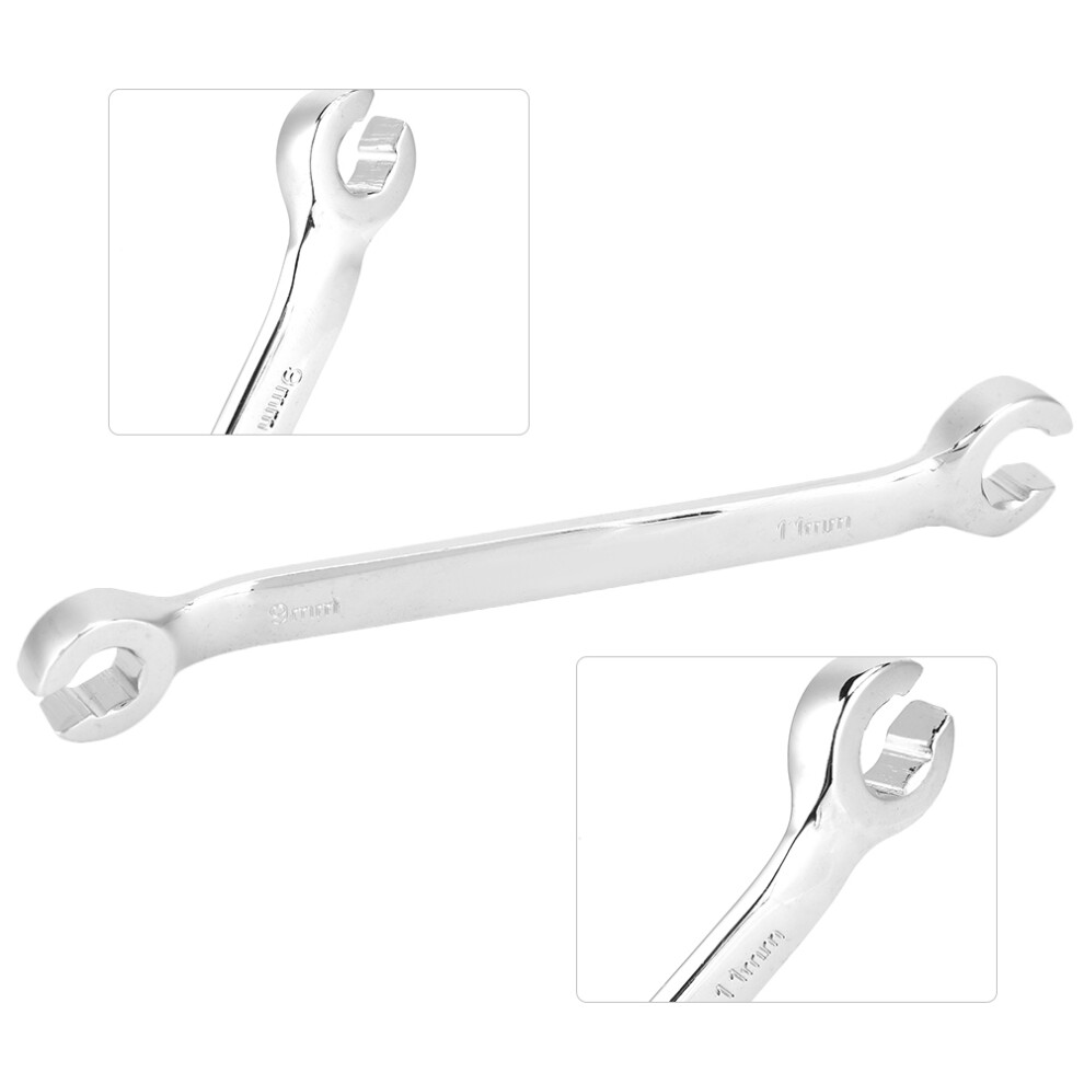 Flare Nut Wrench 9-11Mm Double-Head Carbon Steel 8091393790175