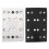 130X80mm Hook Andloop Sanding Pad 12 Holes Replacement Plate for  RTS 400 REQ Square Polishing Disc Sanding Pad 1