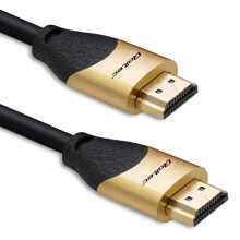 HDMI-kabel - QOLTEC - v2.1 - 8K 60 Hz - 48 Gb/s 30 AWG - 1 m, vergulde contacten