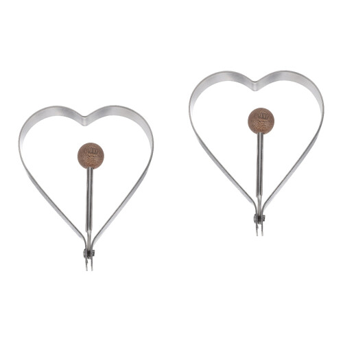 2Stk Wiederverwendbare Eierring Backform Für 2
