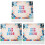 3Pcs Multi Color Paper Tabletop Small Calendars Note Desk Home Use 1