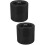 2Pcs Stable Black Rubber Rolling Garden Stool Wheels for Outdoor Use 6