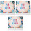 3Pcs Multi Color Paper Tabletop Small Calendars Note Desk Home Use 2