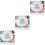 3Pcs Multi Color Paper Tabletop Small Calendars Note Desk Home Use 4