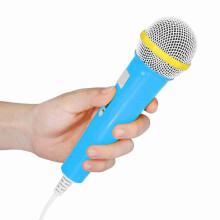 Child's Blue Microphone Toy Gift
