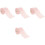 Nagelentferner Tücher Baumwolle Pink Maniküre 2
