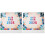 2Pcs Multi Color Paper Tabletop Monthly Calendar Decorative Daily Use 1