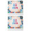 2Pcs Multi Color Paper Tabletop Monthly Calendar Decorative Daily Use 4