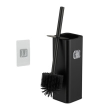 Wall-Mounted Toilet Brush Set, Flexible Head