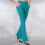 Women's Pants Stretchy Work Pants With Pockets-Light Green XL 3