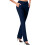 Women's Pants Stretchy Work Pants With Pockets-Navy Blue L 1