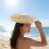 Elegant Panama Hat Oversized Straw Hat Breathable Sun Hat with 2